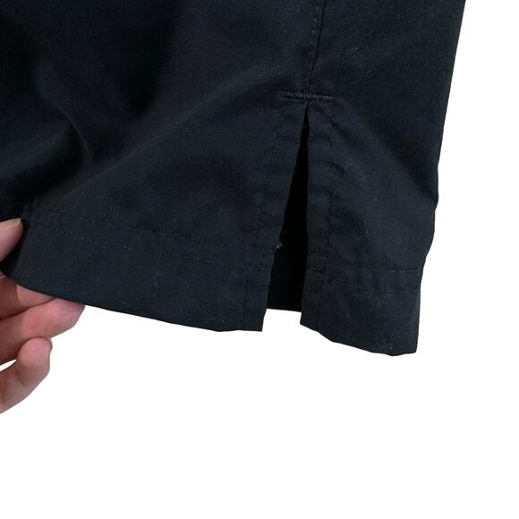 Nike Black Elastic Waist Straight Leg Lightweight Track Pants Size M - Picture 5 of 8